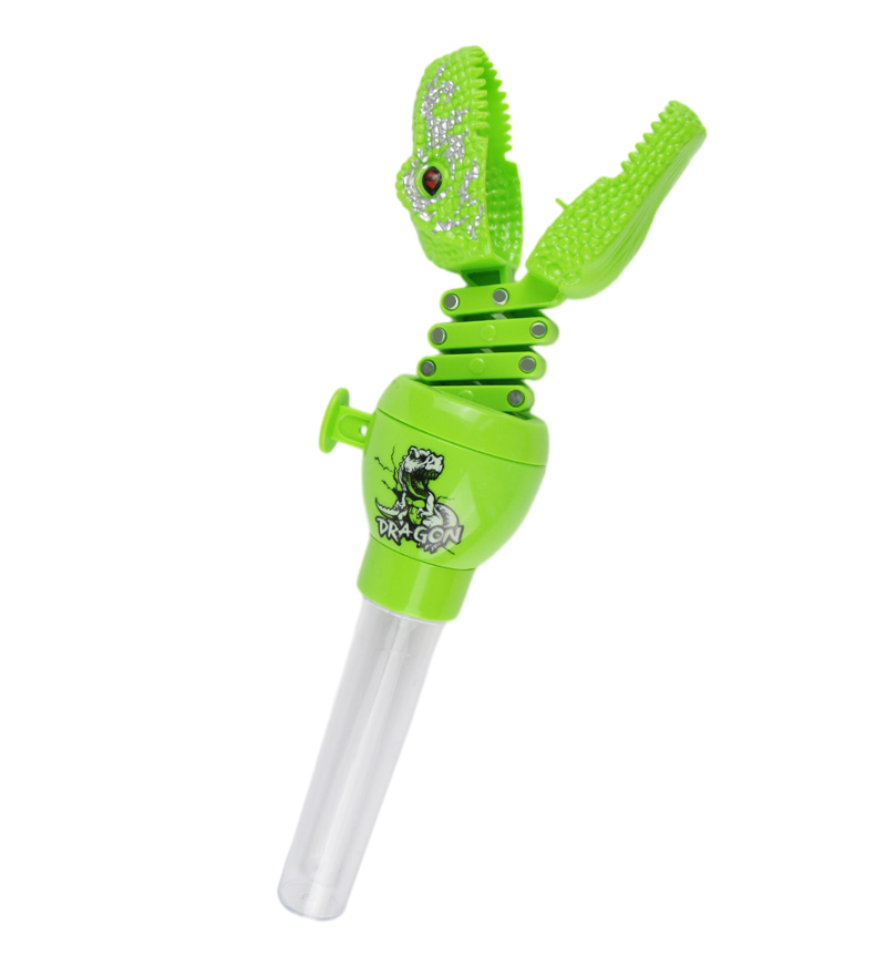 candy toy with dino grabber